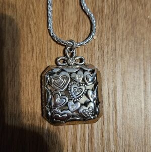 Brighton Heart Pendant Necklace - Silver